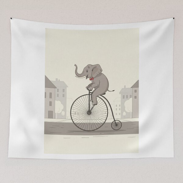 Item preview, Dapper Elephant, Big Wheel designed and sold by ElephantVibes.