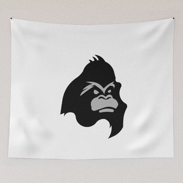 Item preview, Aggressive Silverback Gorilla Head Design designed and sold by Mr Lee.