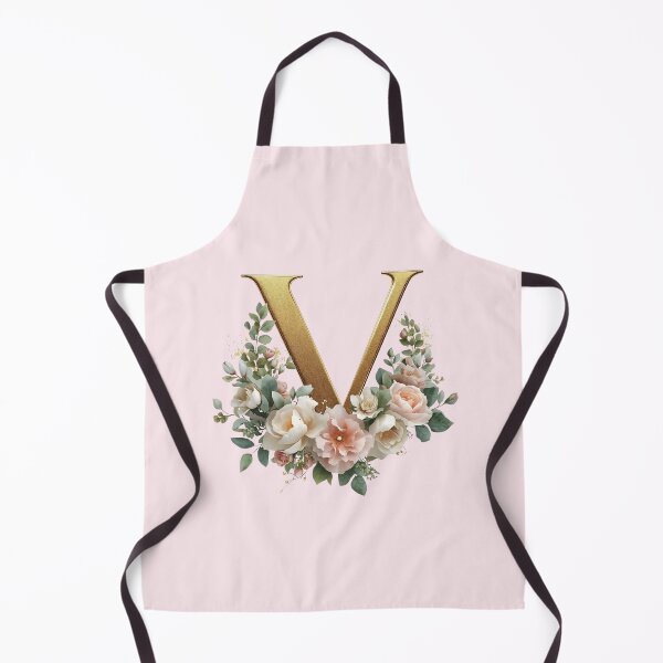 Item preview, Floral Gold Letter V Monogram – Coquette Christian Wall Art, Elegant Blush Rose Initial Print, Faith-Inspired Feminine Gift designed and sold by AmenAlways.