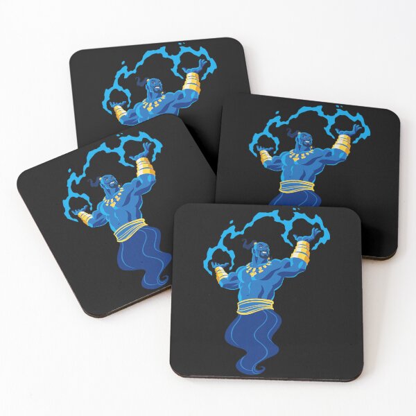 Item preview, Genie Cosmic Power – Magical Blue Spirit Artwork designed and sold by Olivia Matteo.