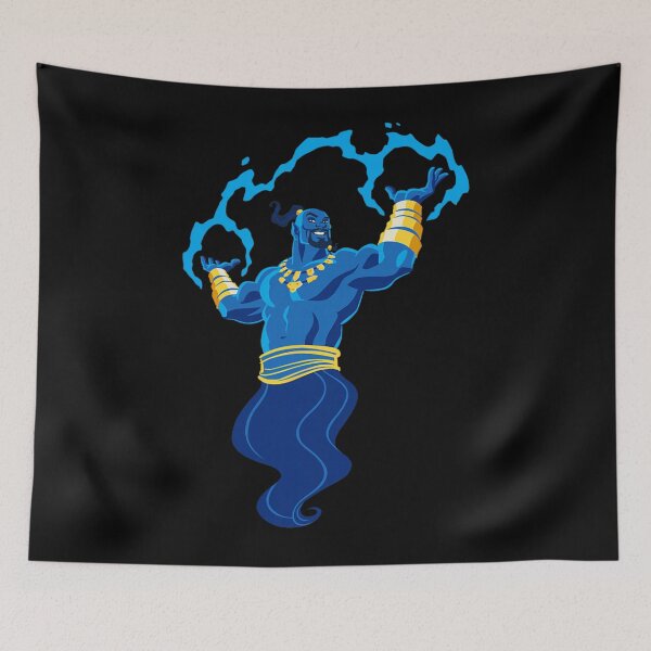 Item preview, Genie Cosmic Power – Magical Blue Spirit Artwork designed and sold by Olivia Matteo.