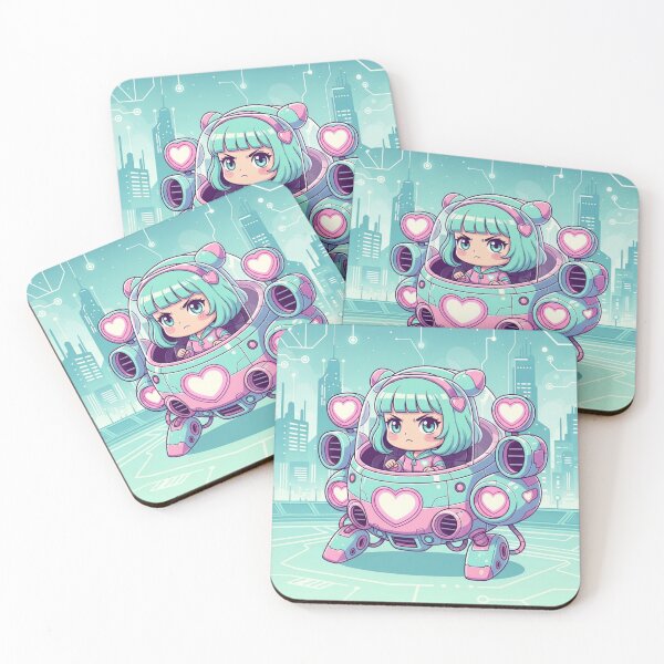 Item preview, Kawaii pilot girl designed and sold by Mandarinaut.