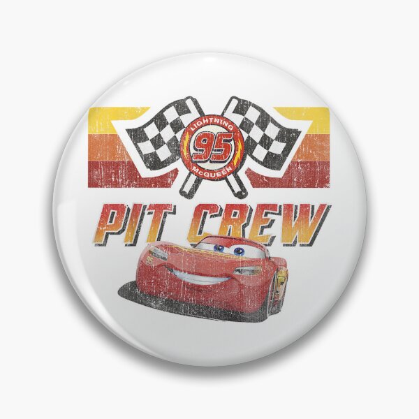 Item preview, Disney Pixar Cars McQueen Pit Crew Red Distressed  designed and sold by Olivia Matteo.