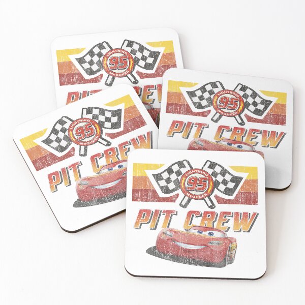 Item preview, Disney Pixar Cars McQueen Pit Crew Red Distressed  designed and sold by Olivia Matteo.