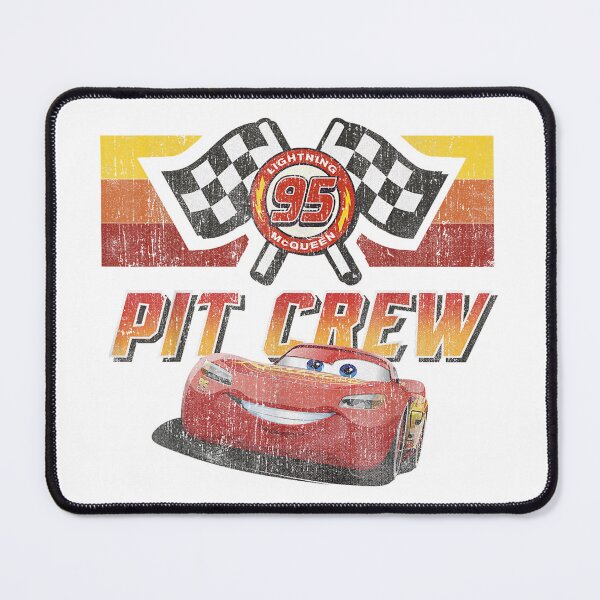 Item preview, Disney Pixar Cars McQueen Pit Crew Red Distressed  designed and sold by Olivia Matteo.