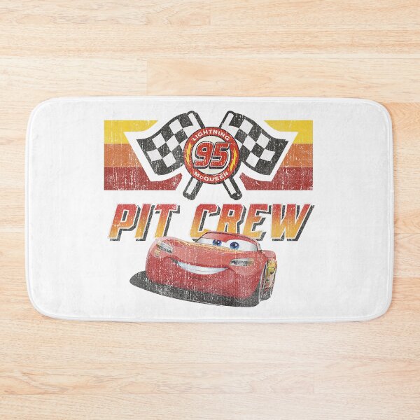 Item preview, Disney Pixar Cars McQueen Pit Crew Red Distressed  designed and sold by Olivia Matteo.