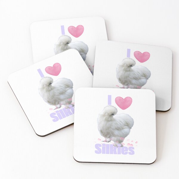 Item preview, I love silkies designed and sold by whatthefoxsays.