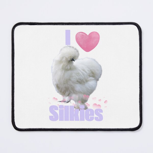 Item preview, I love silkies designed and sold by whatthefoxsays.