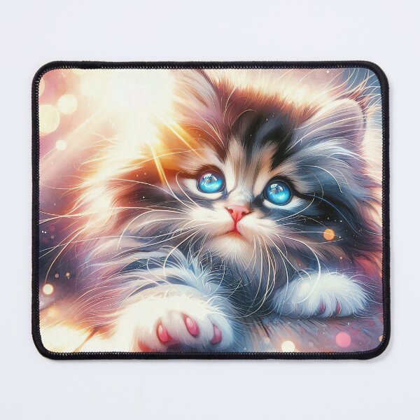 Item preview, Dreamy Blue-Eyed Kitten designed and sold by carolergrif.