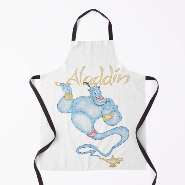 Item preview, Genie Retro Floating Magic – Vintage Blue Spirit Art designed and sold by Talia Isaac.