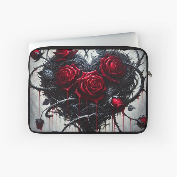 Item preview, Gothic Rose Heart – Dark Romantic Bleeding Roses Art designed and sold by PrintIdeasArt.