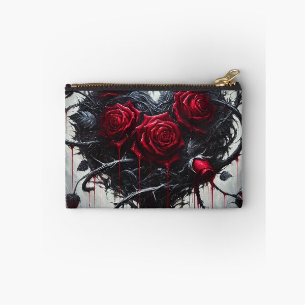 Item preview, Gothic Rose Heart – Dark Romantic Bleeding Roses Art designed and sold by PrintIdeasArt.
