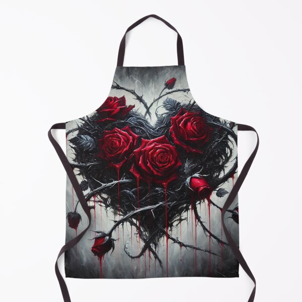 Item preview, Gothic Rose Heart – Dark Romantic Bleeding Roses Art designed and sold by PrintIdeasArt.