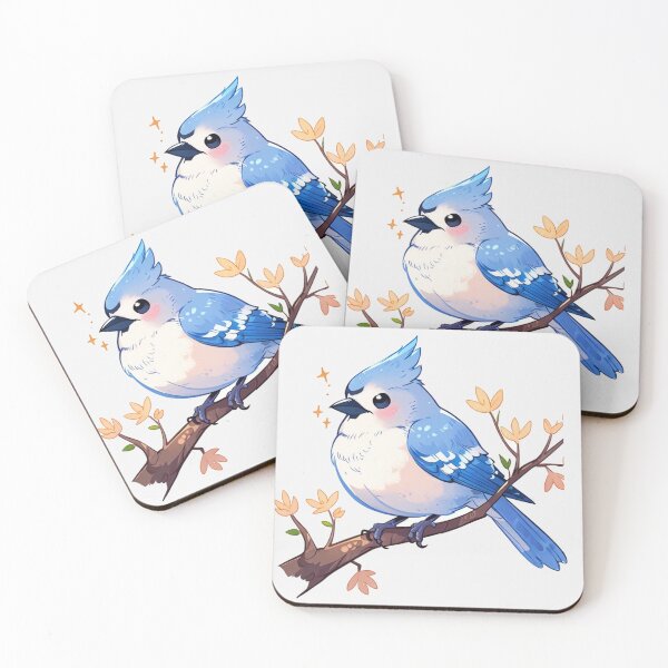 Item preview, Chubby Blue Jay designed and sold by Wildtastic .