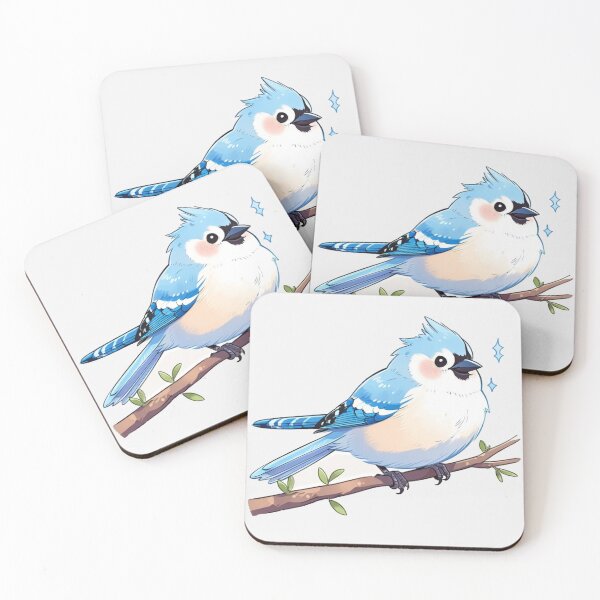Item preview, Chubby Blue Jay designed and sold by Wildtastic .