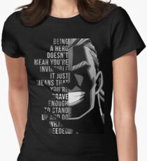 My Hero, All Might Women's Fitted T-Shirt