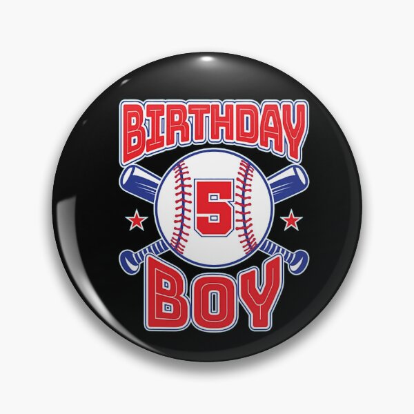 Item preview, 5th Birthday Baseball Big Number Five 5 Year Old Boy Girl T-Shirt designed and sold by RoisinMcConnell.