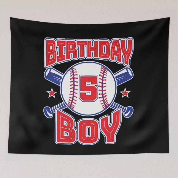 Item preview, 5th Birthday Baseball Big Number Five 5 Year Old Boy Girl T-Shirt designed and sold by RoisinMcConnell.