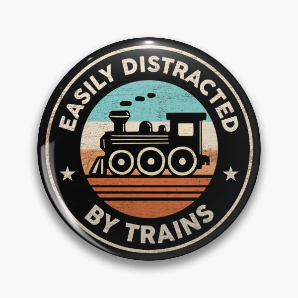 Item preview, Easily Distracted By Trains designed and sold by NQArtist.