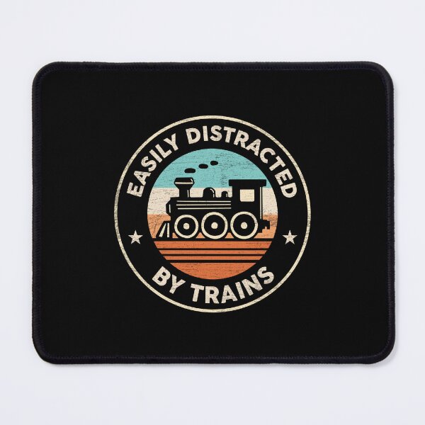 Item preview, Easily Distracted By Trains designed and sold by NQArtist.