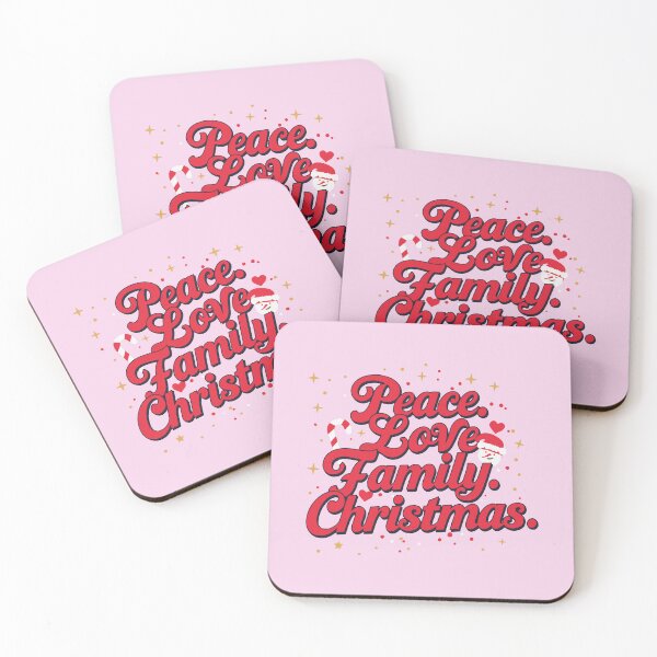 Item preview, Peace Love Family Christmas Cute Holiday Design designed and sold by DavidTeeStudio.