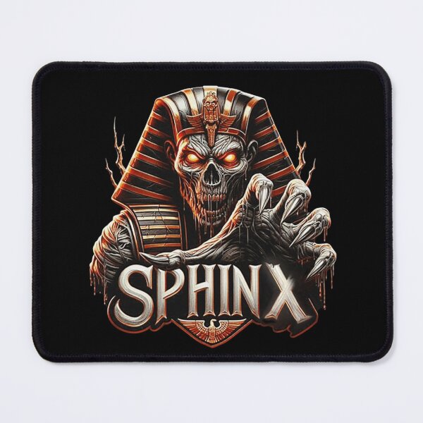Item preview, Evil Pharaoh Skull Sphinx Curse Graphic Art designed and sold by DeimosArtIntl.