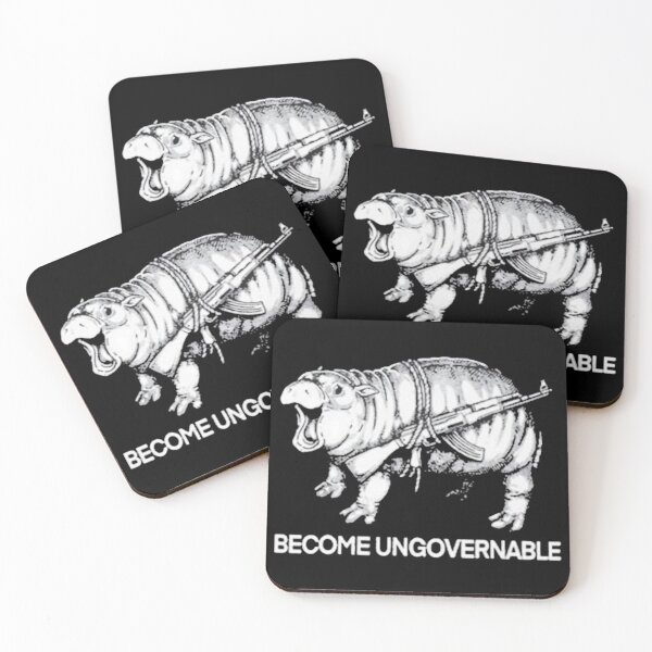 Item preview, Become Ungovernable Funny Moo-Deng T-Shirt designed and sold by ReneeLars.