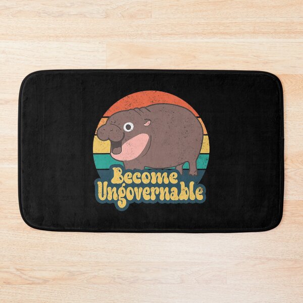 Item preview, Become Ungovernable Moo Deng Humor Cute Baby Hippo Joke T-Shirt designed and sold by RyanJosephBer.