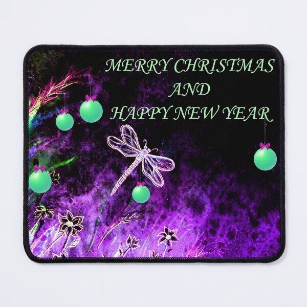 Item preview, Christmas Dragonfly Greeting designed and sold by Linda Callaghan.