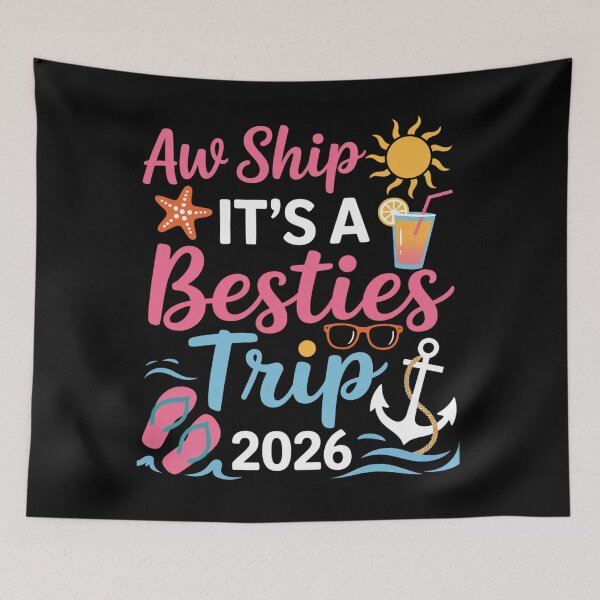 Item preview, Besties Trip 2026 Friend Cruise Trip Summer Vacation  designed and sold by TorjeARTStore.