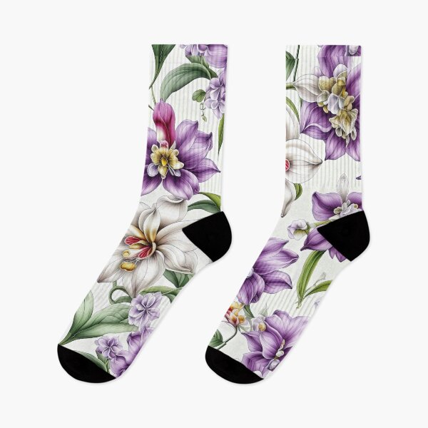 Item preview, Paradise Tropical Orchid Pattern designed and sold by LanaGustavsson.