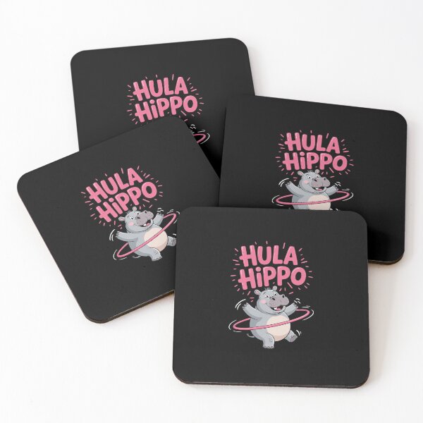 Item preview, Hula Hippo Smart Hullern Cute Hippo Dancing  designed and sold by EllinoKlemo.
