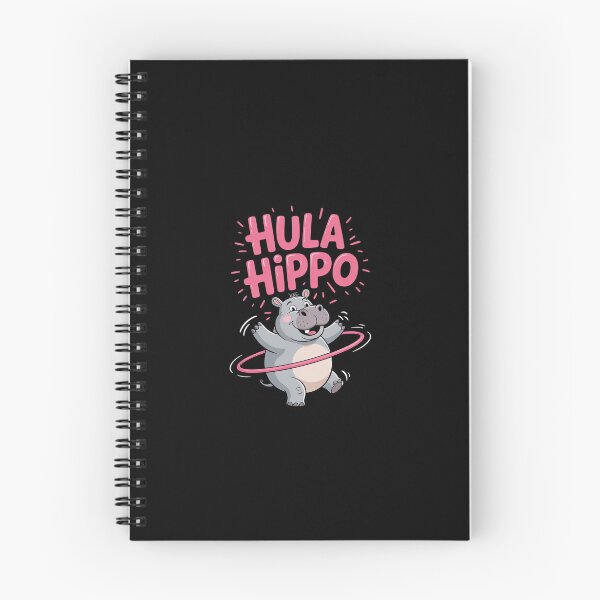 Item preview, Hula Hippo Smart Hullern Cute Hippo Dancing  designed and sold by EllinoKlemo.
