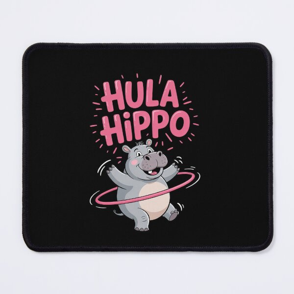 Item preview, Hula Hippo Smart Hullern Cute Hippo Dancing  designed and sold by EllinoKlemo.