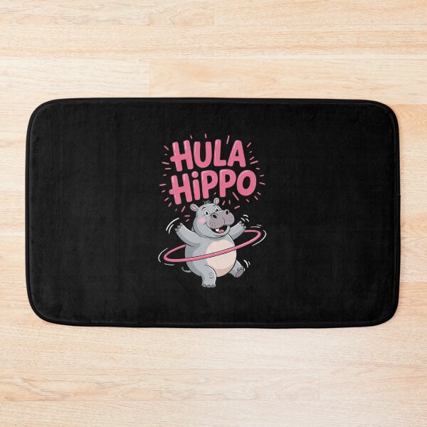 Item preview, Hula Hippo Smart Hullern Cute Hippo Dancing  designed and sold by EllinoKlemo.