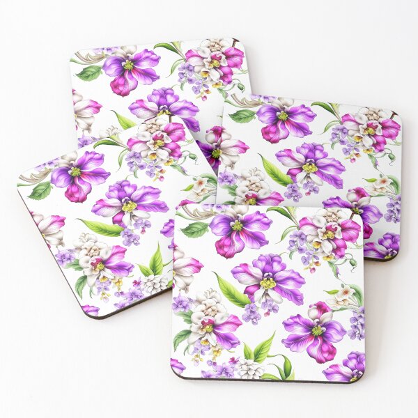 Item preview, Paradise Tropical Orchid Pattern designed and sold by LanaGustavsson.