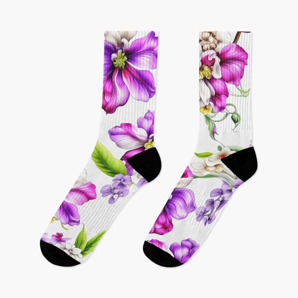 Item preview, Paradise Tropical Orchid Pattern designed and sold by LanaGustavsson.