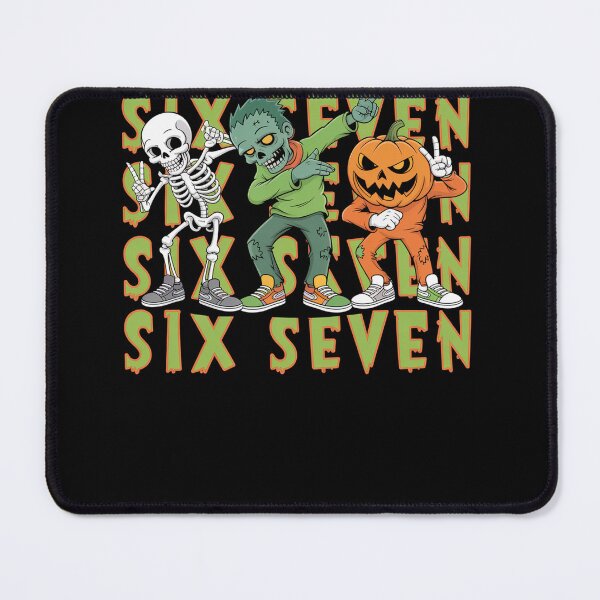 Item preview, 67 Halloween Six Seven Dabbing Skeleton designed and sold by NewIdeasSArt.