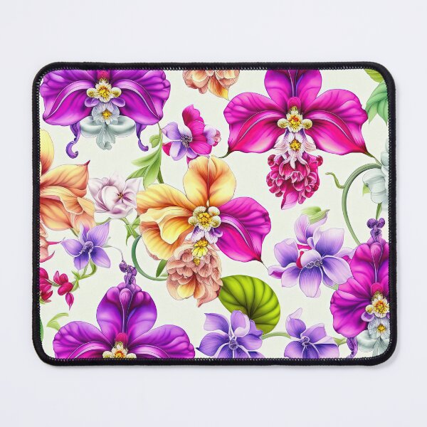 Item preview, Paradise Tropical Orchid Pattern designed and sold by LanaGustavsson.