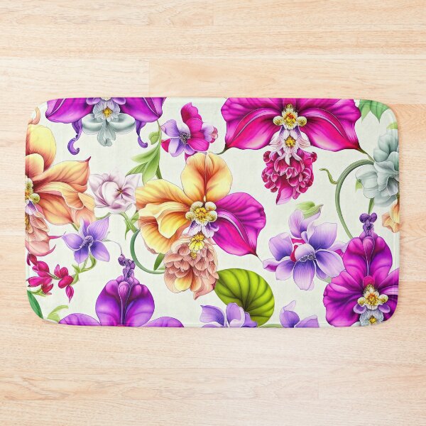 Item preview, Paradise Tropical Orchid Pattern designed and sold by LanaGustavsson.