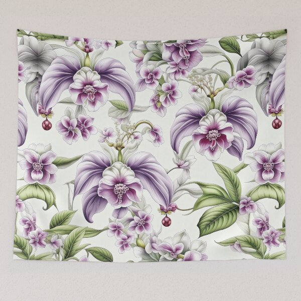 Item preview, Paradise Tropical Orchid Pattern designed and sold by LanaGustavsson.
