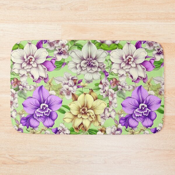 Item preview, Paradise Tropical Orchid Pattern designed and sold by LanaGustavsson.