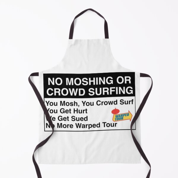 Item preview, Poster Warped Tour No Moshing Sign 2025 designed and sold by BrianCleghorn.