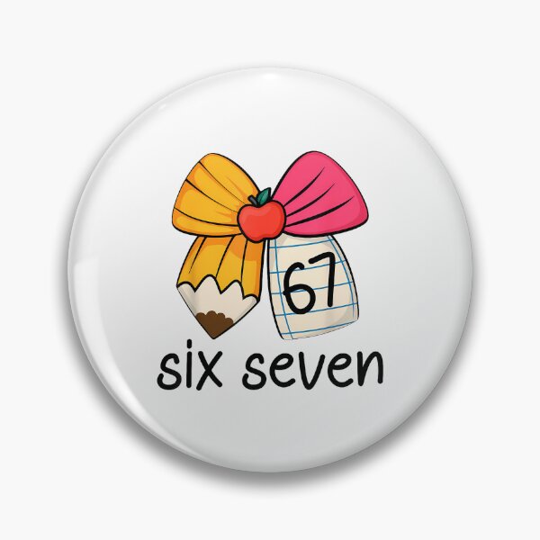 Item preview, 67 Days Of School Funny 67 Six Seven Meme Coquette Bow Girls designed and sold by merlinnears.