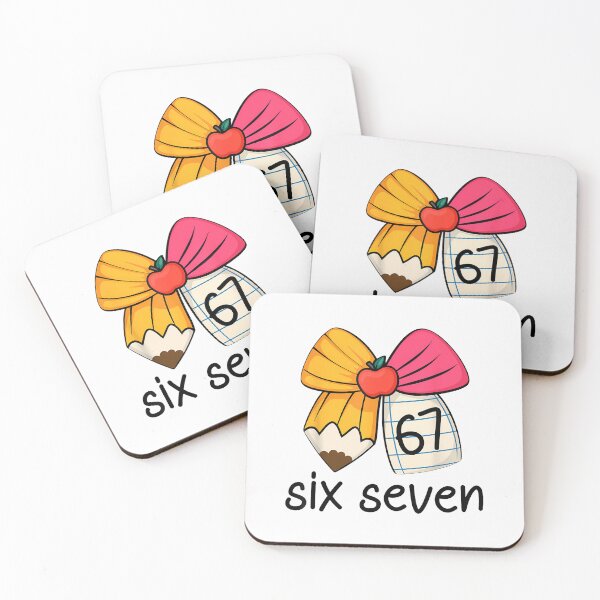 Item preview, 67 Days Of School Funny 67 Six Seven Meme Coquette Bow Girls designed and sold by merlinnears.