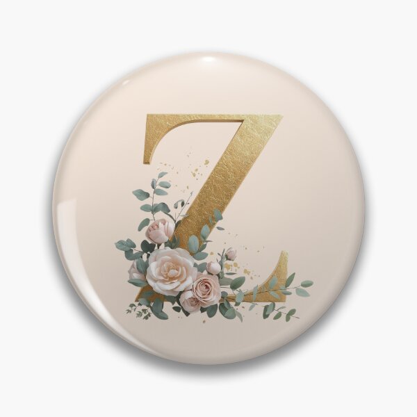 Item preview, Floral Gold Letter Z Monogram – Coquette Christian Wall Art, Elegant Blush Rose Initial Print, Faith-Inspired Feminine Gift designed and sold by AmenAlways.