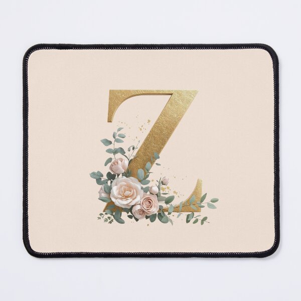 Item preview, Floral Gold Letter Z Monogram – Coquette Christian Wall Art, Elegant Blush Rose Initial Print, Faith-Inspired Feminine Gift designed and sold by AmenAlways.