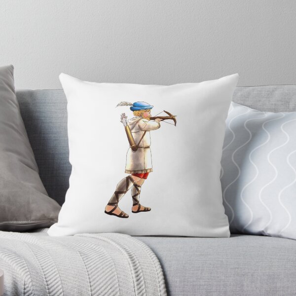 William Tell Portrait Throw Pillow