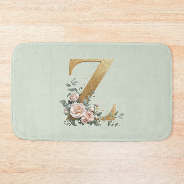Item preview, Floral Gold Letter Z Monogram – Coquette Christian Wall Art, Elegant Blush Rose Initial Print, Faith-Inspired Feminine Gift designed and sold by AmenAlways.