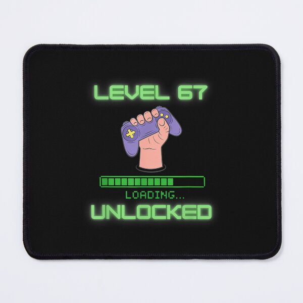 Item preview, Level 67 Unlocked Gaming 6-7 School Meme Six Seven Boys Kids designed and sold by merlinnears.